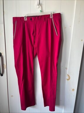 Ted Baker Bright Magenta Slim Chinos